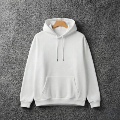 Solid Hoodie (White)