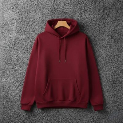 Solid Hoodie (Maroon)