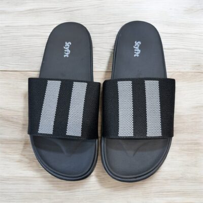 Men's Sport Slides (Ash Black Step)