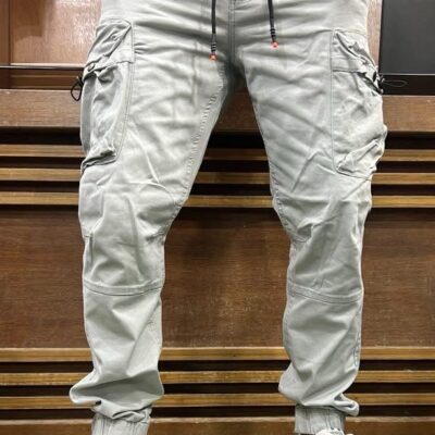 Men's Cargo Joggers Pant (X Ash)