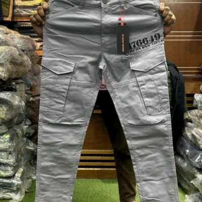 Military Cargo pant (Silver) Rookies