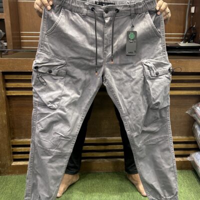Men's Cargo Joggers Pant (X Ash)