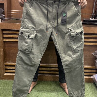 Men's Cargo Joggers Pant (X olive)