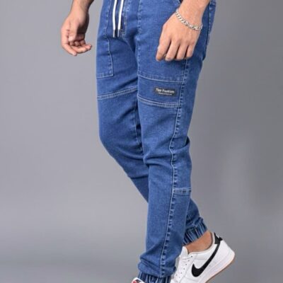 Men's Denim Joggers Pant (Top Blue)