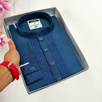 Premium Panjabi Ambudary(Blue)