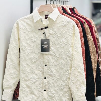 Haruk Ambush Shirt (White Flower)
