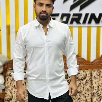 Chinese Soft Strech Shirt(White)